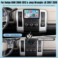 thumbnail image 2 of Radio para Auto Leadfan para Jeep Wrangler Dodge Ram con CarPlay, 2 of 8