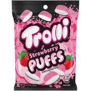 Trolli Strawberry Puffs Gummy Candy, 4.25oz, 12 Count