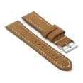 thumbnail image 2 of StrapsCo Vintage Leather Watch Strap with Stitching, 2 of 3