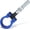 Blue, variant on Chasenew Car Front Bumper Tow Hook, Trailer Grappling Hook with Screw-in Design, Waterproof Bumper Pull Ring Decoration, Foldable Vehicle Exterior Accessory for Truck SUV-Only for Decoration Black