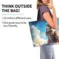 thumbnail image 2 of Disketp Blue Sky Winged Cat Bolsa Tote Estampada para Mujer, Bolso de Hombro y de Mano para Compras y Viajes, 2 of 8