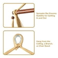 thumbnail image 3 of Sunnydaze Caribbean Style Extra Large Hanging Rope Hammock Chair Swing for Backyard and Patio - Tan, 3 of 10