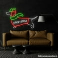 thumbnail image 3 of Glowneon Beagle Dog Christmas Neon Sign, Greetings LED Sign, Dog Lover Gift, Pet Shop Decor, 3 of 5