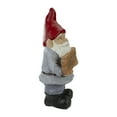 thumbnail image 3 of Northlight 17" Gnome with Welcome Sign Outdoor Garden Statue, 3 of 5