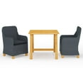 thumbnail image 1 of vidaXL 3 Piece Garden Dining Set Dark Grey, 1 of 12