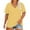 Yellow, variant on Relaxed V-Neck Tee for Women Soft Breathable Summer Casual Everyday Wear Blue L