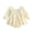 Ivory White, variant on RUINIXCW Newborn Baby Girl Smocked Romper Dress Princess Birthday Baptism Wedding Party Dress Infant Baby Girls Spring Fall Clothes Square Neck Puff Long Sleeve Ruffled Dress