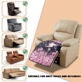 thumbnail image 6 of Kuiaobaty Axolotl Cherry Blossom Print Quilted Recliner Chair Covers, Breathable Armless Cushion Slipcover, Anti-Slip Stain Resistant Furniture Protector for Home, Office, 6 of 7