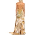 thumbnail image 2 of Sakkas Lizi Womens Maxi High-low Halter Handkerchief Long Dress Beach Party - LW200-White - One Size, 2 of 5
