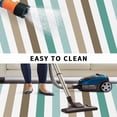 thumbnail image 5 of Brown Stripe Outdoor Rug for Patio/Deck/Porch, Non-Slip Large Area Rug 6 x 9 Ft, Ombre Geometric Teal Green Vertical Striped Indoor Outdoor Rugs Washable Area Rugs, Camping Rug Carpet Runner, 5 of 8