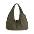 thumbnail image 3 of Gustave Women's Large Nylon Slouchy Hobo Bag Lightweight Soft Tote Bag Underarm Shoulder Handbag with Multiple Pockets for Casual Travel Daily Use - Green, 3 of 7