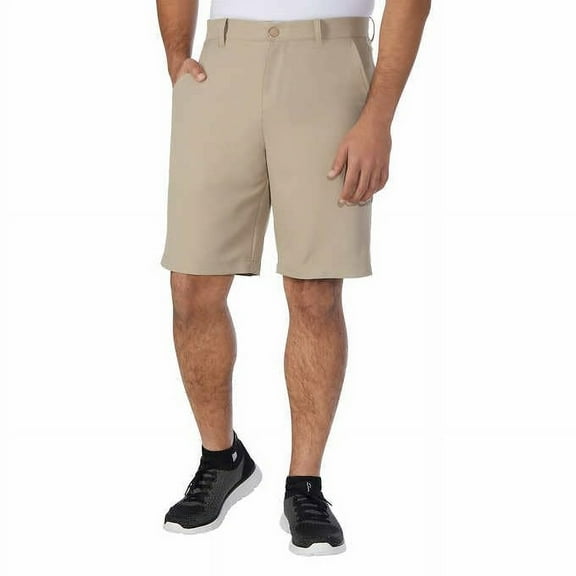 32 Degrees Men's Twill Tech Short (Tan, 32)