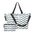 thumbnail image 1 of Bolsa de playa, bolsa de viaje, resistente a la arena, para mujer, portátil, para piscina, para vacaciones familiares, artículos esenciales, juguetes Azul, 1 of 8