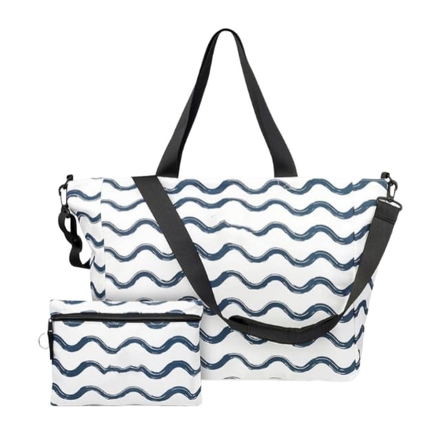 Bolsa de playa, bolsa de viaje, resistente a la arena, para mujer, portátil, para piscina, para vacaciones familiares, artículos esenciales, juguetes Azul