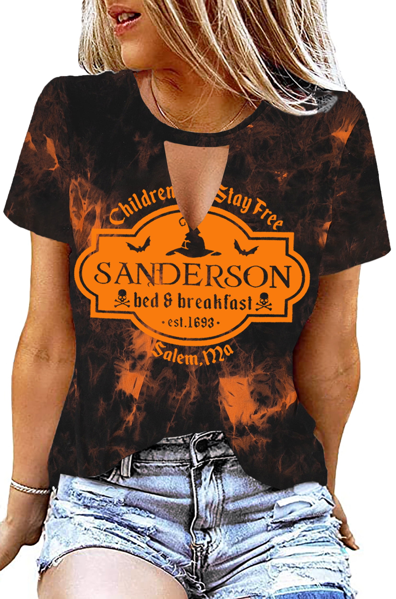 Clothing Gender-Neutral Adult Clothing Tops & Tees T-shirts Halloween Party Sanderson Sisters Shirt Hallowen Gifts Hocus Pocus Comfort Colors T-Shirt Horror Movie Shirt Vintage Halloween Shirt 