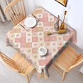 thumbnail image 2 of Pioneer Flower Floral Print Pattern Square Tablecloth, Waterproof Wipeable Spillproof Washable Table Cover for Home Kitchen Party Decor, 42"x42", 2 of 6