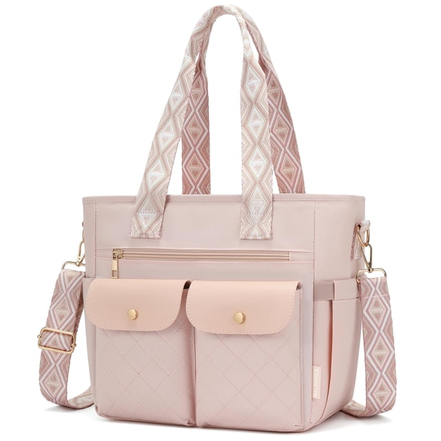 Lunch Box Ralchyez - Bolsa de almuerzo para mujer, aislante, 15 litros, color rosa claro