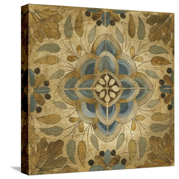 Art.com Petite Tiles II Stretched Canvas Print Wall Art by Liz Jardine, 16" x 16"