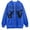 Blue, variant on IROINNID Women's Mid-Length Hoodie Zip Up Jacket Print Long Sleeve Autumn Gothic Dark Loose Casual Tops, Blue