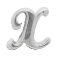 thumbnail image 4 of Letter X Script Charm .925 Sterling Silver Antique Finish Reflection Beads - QRS1430X, 4 of 5