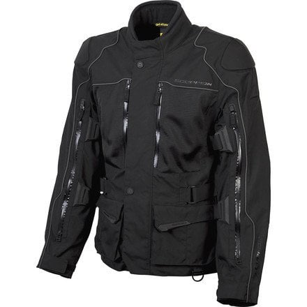ScorpionExo XDR Yosemite Men's Textile Adventure Touring Motorcycle Jacket (Black, (Best Adventure Touring Motorcycle Jacket)
