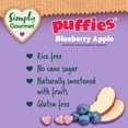 thumbnail image 4 of Collation pour bébé Simply Gourmet Puffies Bleuet Pomme, 4 of 7