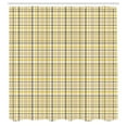 thumbnail image 2 of Ambesonne Beige Tan Shower Curtain, Plaid British Geometric, 69"Wx70"L, Pastel Brown Earth Yellow, 2 of 4