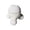 White - One Size, variant on WD-Forest 3.9" Portable Mini Vibrating Massager with LED Light Cordless Handheld Massager for Head Neck & Legs
