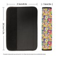 thumbnail image 6 of Chririnla Floral Patch Car Seat Belt Pads Stylish Accessory Seat Belt Shoulder Pad Magic Tape Universal Compatible with Auto Vans, 6 of 8