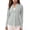 Gray women summer collared long sleeve shirt a1, variant on thefmos Women Summer Collared Long Sleeve Zipper Tops Casual Pullover Solid Slim Basic Sport Shirt Lightweight Tee for Outdoor Activities, Gray XL