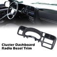 thumbnail image 4 of PIT66 Dash Board Bezel Replace Dash Cover Dark Gray Fit for Blazer Jimmy Sonoma S10 Bravada 1998-2004, 4 of 10