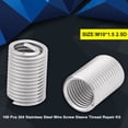 thumbnail image 4 of Inserts de Fil de Réparation de Kit de Fil Inoxydable de Wirescrewsleeve, 100 Pcs 304 Construits pour l'Avenir, 4 of 11
