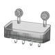 thumbnail image 4 of Organizador de baño con estante de ducha con ventosa, no requiere perforación, práctico Gris, 4 of 9
