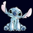 thumbnail image 2 of Women's Lilo & Stitch Sketch Stitch Graphic Tee Navy Blue 2X, 2 of 3