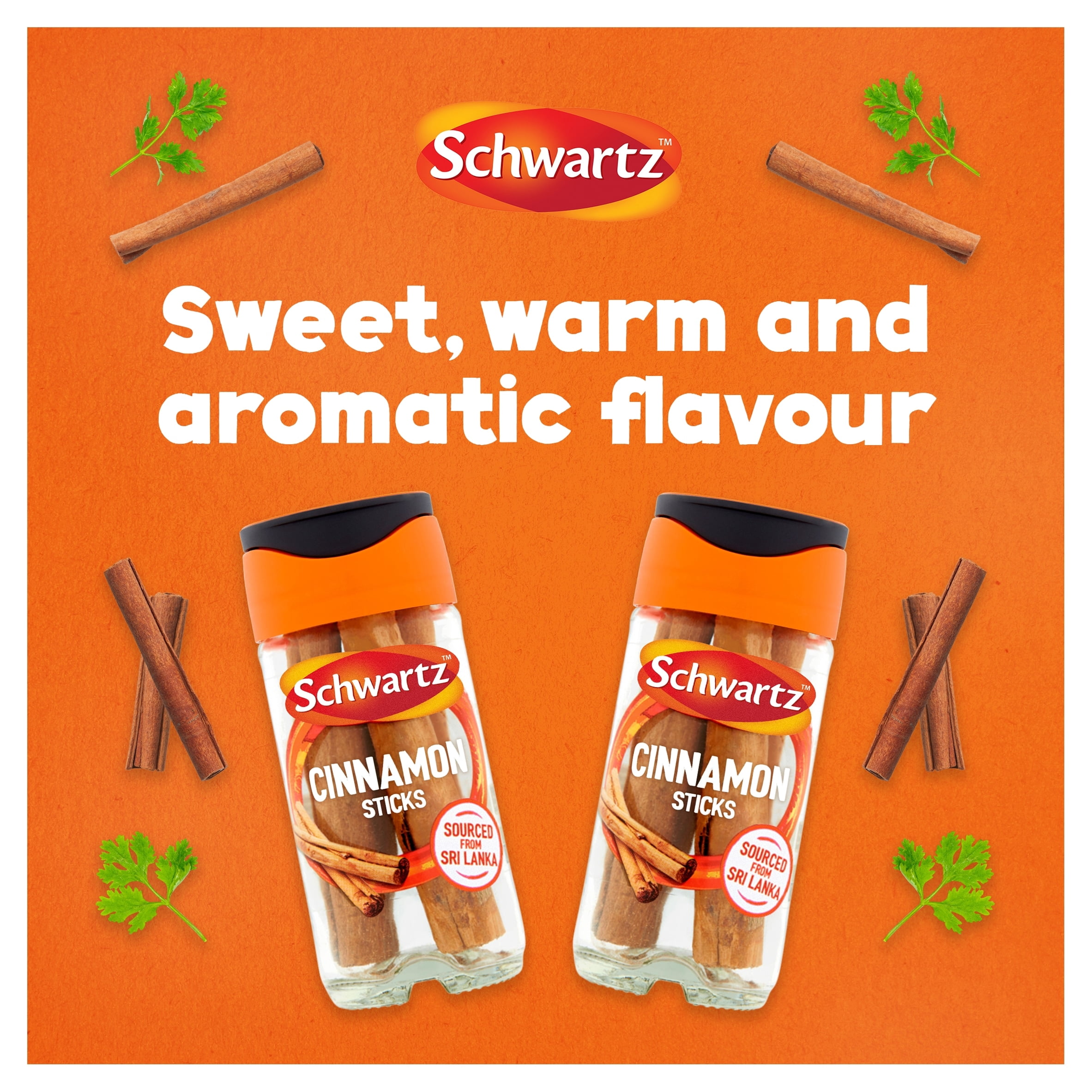 Schwartz Cinnamon Sticks 13G Jar, Imported from Britain