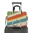 thumbnail image 2 of FORMRS 16" Laptop Bag Carrying Sleeve Case with Handle Travel Shoulder Briefcase, Colorful Plane, 2 of 8