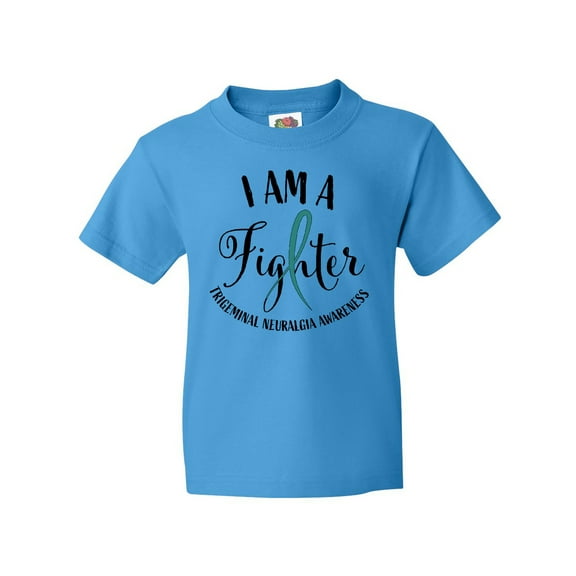 Inktastic Trigeminal Neuralgia Awareness I am a Fighter Youth T-Shirt