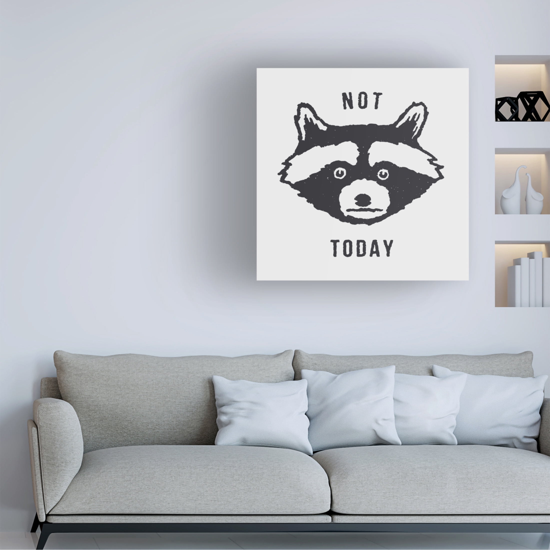 Trademark Fine Art Florent Bodart  Not Today Canvas Wall Art