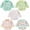 5 Pcs Set D, variant on HaimoBurg 5 Pcs Mess Proof Baby Bib, Waterproof Sleeved Bib Outfit, Baby Smock for Eating for 5-30 Months
