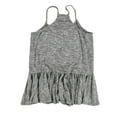 thumbnail image 2 of BAR III $34 Womens New 1581 Gray Pleated Racerback Spaghetti Strap Top XS B+B, 2 of 2