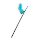 thumbnail image 2 of Juguete interactivo para gatos con plumas, juguete para atrapar y ejercitar. Azul, 2 of 9
