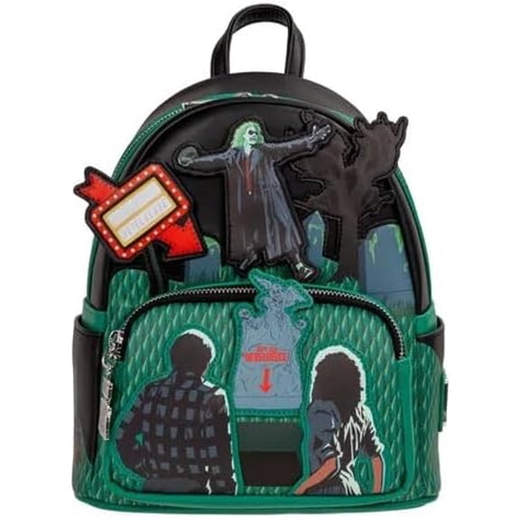 Beetlejuice Graveyard Glow-in-the-Dark Mini-Backpack - Entertainment Earth Exclusive