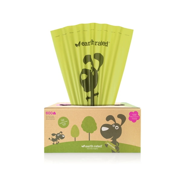 Earth Rated® Bulk Dog Poop Bags, 600 Lavenderscented Bags on a Single