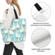 thumbnail image 3 of Easygdp White Geese and Flower Bolsas Tote para Mujer, Bolsos de Hombro para Viaje, Bolsos de Mano de Gran Capacidad para Compras y Trabajo, 3 of 8