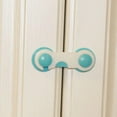 thumbnail image 2 of Plastic Cabinet Lock Door Lock Child Safety Baby Protection From Children Safe Locks for Refrigerators Security Drawer Latches, 2 of 5