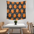 thumbnail image 3 of Happy Halloween Tapestry Table Covers Evil Pumpkin Ghost Tapestries for Halloween Party Decoration (59x59 in), 3 of 6
