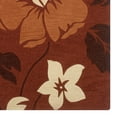 thumbnail image 4 of Linon Trio With A Twist 5' x 7' Transitional Hand Tufted Rug in Rust and Pumpkin, 4 of 6