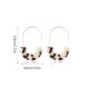 thumbnail image 4 of Pendientes colgantes multicolor liso semicírculo acrílico mujer pendiente regalo de aniversario elegante gancho para la oreja boda playa blanco Ropa, zapatos y accesorios Miscelánea Café Ligero Qarigey AP010380-09, 4 of 6