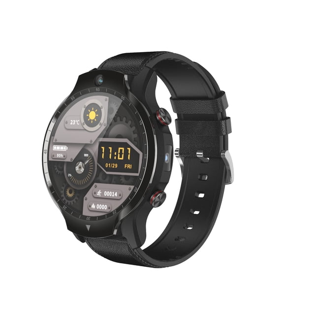 Reloj Inteligente SENBONO Cuero Negro 4GB y 128GB