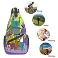 thumbnail image 6 of Mystery Machine Scooby Doo Crossbody Shoulder Bag Backpack Sling Cross Chest Bag Diagonally Daypack Travel Hiking, 6 of 9